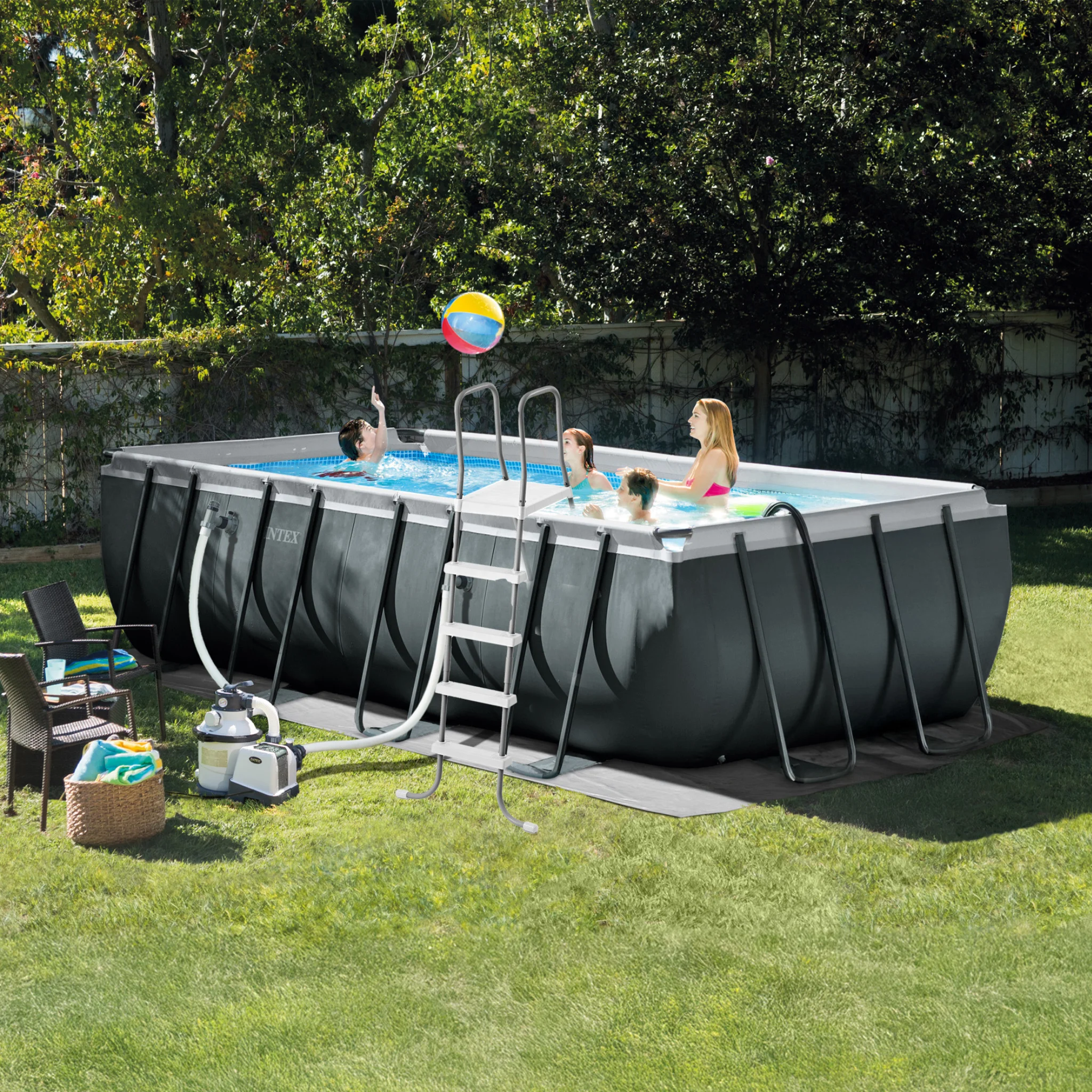 Intex Ultra XTR Frame Pool Rectangular - 18ft